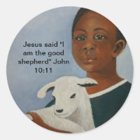 Je suis l'autocollant Good Shepherd