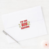 Sticker Rond Je suis le Big Brother (Enveloppe)