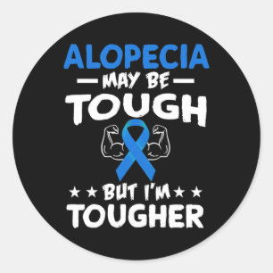 STICKER ROND JE SUIS PLUS TOUCHANT QU'ALOPECIA T SHIRT