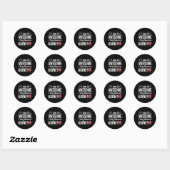 Sticker Rond Je Suis Si Génial (Feuille)