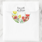 Sticker Rond Je Suis Toujours Avec Toi (Sac)