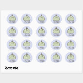Sticker Rond Je Suis Un Blob (Feuille)