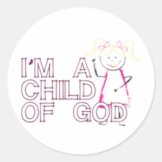 Sticker Rond je suis un enfant de dieu.pdf