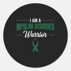 Sticker Rond Je suis un homme pour la sensibilisation au troubl