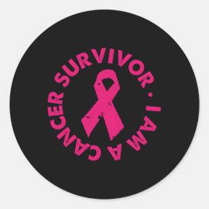 Sticker Rond Je Suis Un Relais De Survivant Du Cancer K