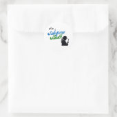 Sticker Rond Je suis un Salesforce Sleuth (Sac)