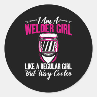 Sticker Rond Je Suis Un Soudeur Comme Un Soudeur Régulier, Mais
