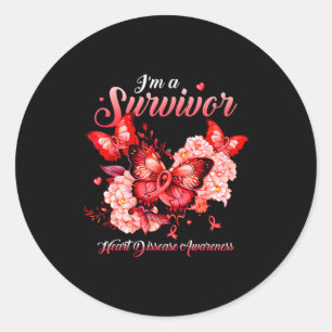 Sticker Rond Je suis un survivant Mois de la sensibilisation à