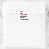 STICKER ROND JE SUIS UNE PERSONNE (Sac)
