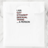 STICKER ROND JE SUIS UNE PERSONNE (Sac)