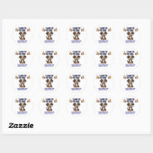 STICKER ROND JE T'ADMIRERAI BEAUCOUP (Feuille)