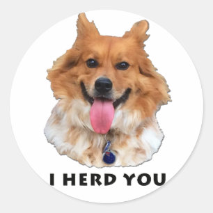 STICKER ROND JE T'AI ENTENDU