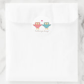Sticker Rond Je t'aime (Sac)