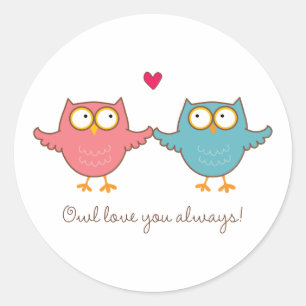 Sticker Rond Je t'aime