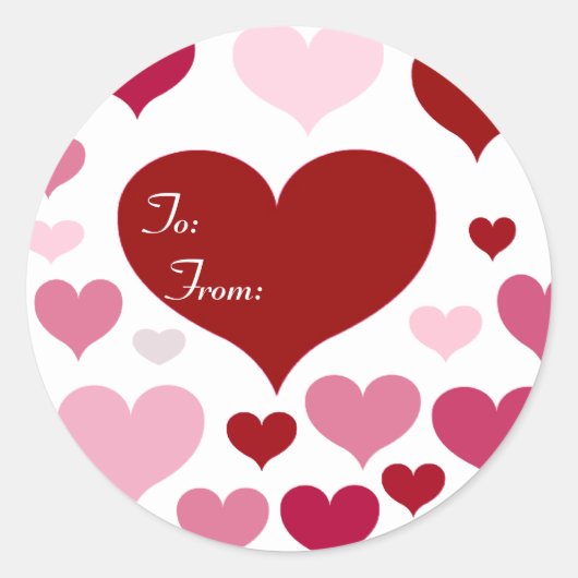 Sticker Rond Je t'aime_ (Devant)