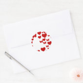 Sticker Rond Je T'Aime (Enveloppe)