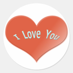 Sticker Rond je t'aime