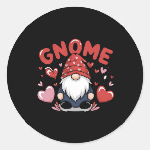 Sticker Rond Je T'Aime Gnome What Sticker1