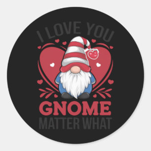 Sticker Rond Je T'Aime Gnome What Sticker2