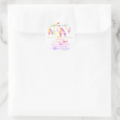 Sticker Rond Je tends mon âme (Sac)