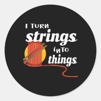 Sticker Rond Je Transforme Les Chaînes En Des Choses Étonnantes