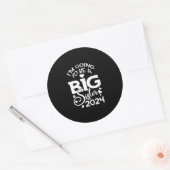 Sticker Rond Je vais être grande soeur 2024 (Enveloppe)