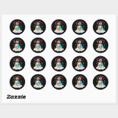 Sticker Rond Je veux croire (Feuille)