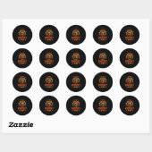 Sticker Rond Je Veux Juste Fumer Cigars Boire Whiskey Relax (Feuille)