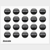 Sticker Rond Je viens de passer (Feuille)