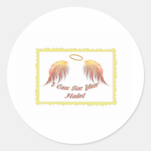 Sticker Rond Je Vois Ton Halo ! Collection de la 2e édition