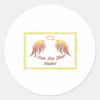 Sticker Rond Je Vois Ton Halo ! Collection de la 2e édition