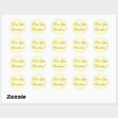 STICKER ROND JE VOUS AIME GRAND-MÈRE. (Feuille)