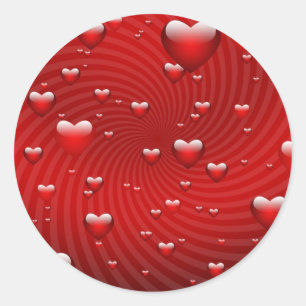 Sticker Rond Je vous aime vraiment