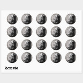 Sticker Rond Je Vous Manque (Feuille)