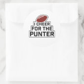 Sticker Rond Je vous salue pour le Punter (Sac)