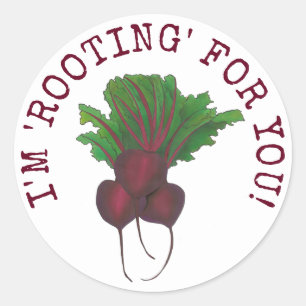 Sticker Rond Je vous soutiens Beets Student Work Improvement
