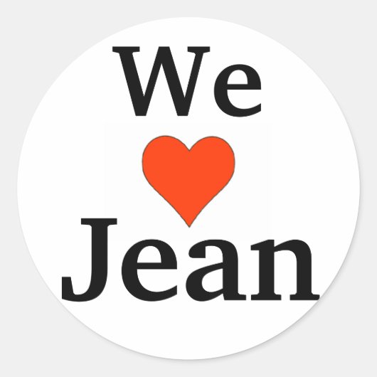 Sticker Rond Jean Preston (Devant)