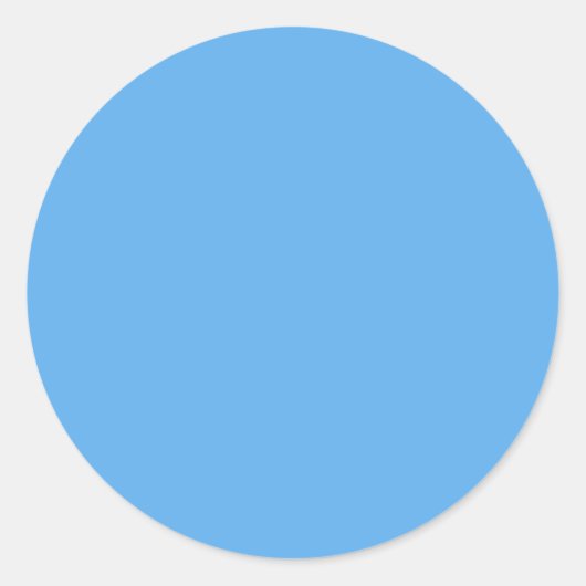 Sticker Rond Jeans bleus (couleur solide) (Devant)