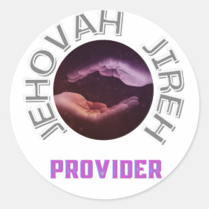 Sticker Rond Jehovah Jireh fournisseur Design