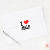 Sticker Rond Jello I HEART (LOVE) (Enveloppe)