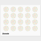 Sticker Rond Jelly Bean Fade (Feuille)