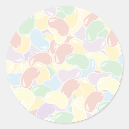 Sticker Rond Jelly Bean Fade (Devant)