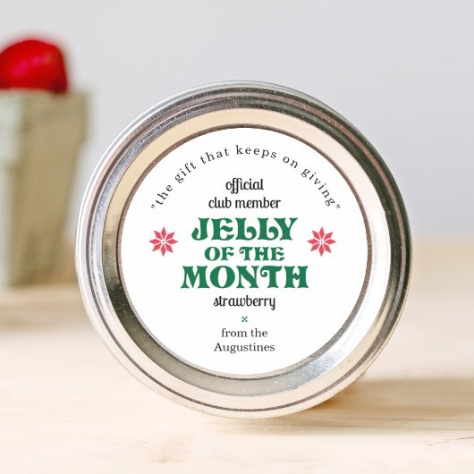 Sticker Rond Jelly of the Month Club Jam Labels