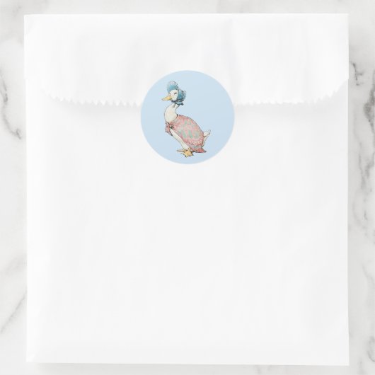 Sticker Rond Jemima Puddle Duck (Sac)
