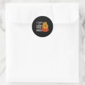 Sticker Rond J'Enseigne le plus froid Citrouille Patch Hallowee (Sac)