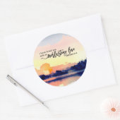 Sticker Rond Jérémie 31:3 Je vous ai aimés Bible Verse (Enveloppe)