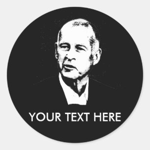 Sticker Rond Jerry Brown 2010