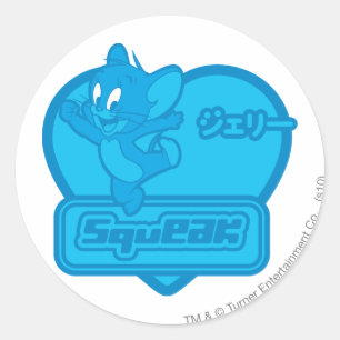 Sticker Rond Jerry Squeak