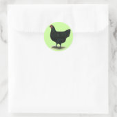 Sticker Rond Jersey Giant : Black Hen (Sac)