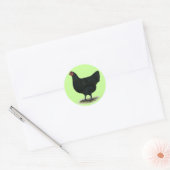 Sticker Rond Jersey Giant : Black Hen (Enveloppe)